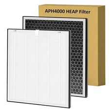 APH4000 Replacement Filter for KNKA APH4000 Air Cleaner Purifier 2 Pack 3-IN-1 H13 True HEPA Filt