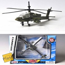 PH 보잉 AH-64 아파치 롱보우 헬리콥터 키덜트수집품 조카선물 5세남아장난감, 1개, 1
