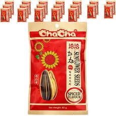 챠챠 해바라기씨 스파이시향, 60g, 20개