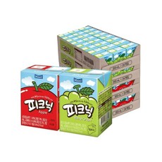 매일 피크닉 사과 200ml 24팩 + 청포도 200ml 24팩 1세트, 48개