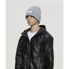 NEWYORKWORKS 울 블렌디드 부클 비니 모자_BLUE