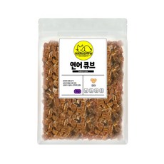 마마쇼 건강한 반려동물 간식, 1kg, 1개, 연어 큐브