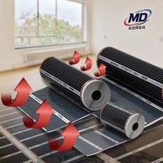 투이지 PTC 탄소 난방필름 원적외선 셀프 시공 재단 판매 DIY 폭50cm X 1m단위, 1개