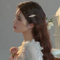 투니스 빈티지 큐빅 진주 헤어핀