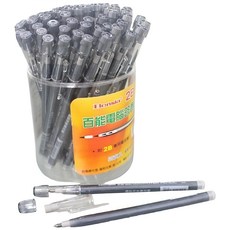 百能 2B基測答卷專用筆 2B免削鉛筆 粗芯 免削鉛筆 考試專用, 1個裝, 0.5mm