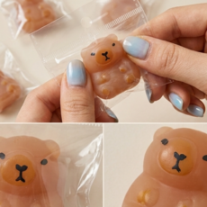 모찌모찌 카피바라 미니 말랑이 8개세트 스퀴시 스트레스볼 주물럭, 8개, 미니카피바라
