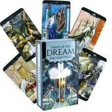 女巫卡塔牌屋 10.3*6cm夢魔女塔羅牌 桌遊 卡牌遊戲 英文桌遊 占卜The Dream Enchantress, 1個, 夢魔女塔羅牌
