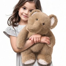 IPlay iLearn 코끼리 봉제 동물 부드러운 아기 플러시 장난감 용 45.7cm(18인치) 크고 귀엽고 푹신한 동물 아기방 취침 시간 포옹 가능한 생일 부활절 바구니, IPlay, iLearn 코끼리 봉제 동물, 부드러운