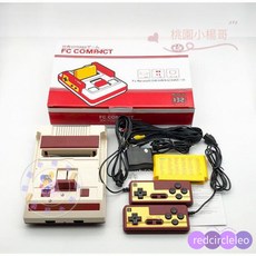 經典懷舊紅白機 30週年紀念版禮盒裝 內建500款遊戲 雙人遊戲機 附送132款遊戲卡帶 台灣出貨, 經典紅白機, 經典紅白機