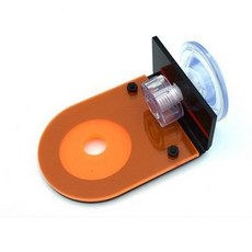 壓克力珊瑚斷枝繁殖基座 珊瑚底座 LPS/SPS生長基座, 單孔橙色基座, 橙色