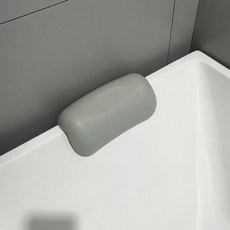 욕조 머리받침대 반신욕 욕실 화장실 받침 목 헤드 베개, 2_그레이, 1개