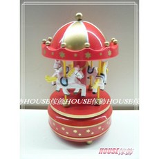House傢飾 旋轉木馬音樂盒 D款 天空之城音樂