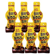 행복담기 훈제 메추리알 쏙쏙, 25g, 6개