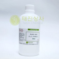 아세트산 2Mol (초산 빙초산 Acetic Acid) Solution 64-19-7 450ml