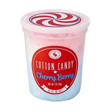 빨강 하양 & 파랑 체리 베리 솜사탕 Red White & Blue Cherry Berry Cotton Candy, 1개