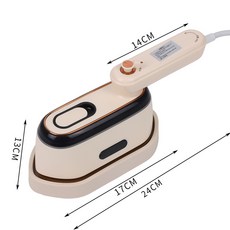 手持掛燙機乾溼兩用小型噴霧蒸汽電熨斗便攜式家用迷你便攜掛燙機, 602米白色手持掛燙機:美規插頭