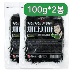 해미담 청정해역 완도 햇 마른 채다시마, 100g, 2개