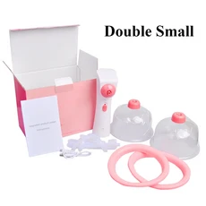 유축기 전기 마사지기 가슴 미용 확대 다기능 관리 장비 성장 촉진, 02 Double Small, 1