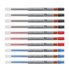유니 스타일핏 리필심 0.38mm UMR-109-38, 흑4청3적3