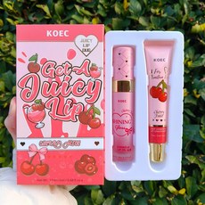 KOEC 唇部套裝 唇油 唇部護理, 1個, 櫻桃脣部套盒