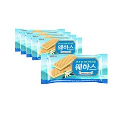 롯데 스위트몰 웨하스 바닐라맛 5개 50g