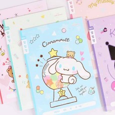 온지니엘 넓은칸 알림장 5개 1세트 알림장공책, 포차코