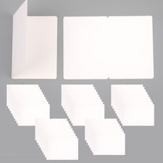캘리그라피 카드 무지엽서 DIY 무지카드 꾸미기 50매, 1팩, 화이트 50장 1팩, 화이트 50장