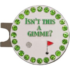 기글 골프 블링 볼 마커 및 자석 모자 클립 여성 골퍼를 위한 반짝이는 깜찍한 재미있는 선물 세트 오간자 가방 포함 보너스 핸드 크림 3048760, 03 Black with cap clip, 1개