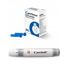 케어소프트 사혈기+사혈침100개, 1개, 1세트