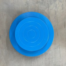 陶藝轉盤 鑄鐵陶土轉台 裱花轉盤 手作陶 花盆模型製作, 1個, 15、10cm雙面