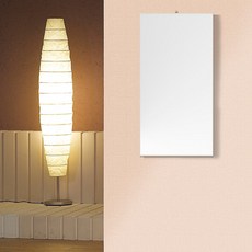 우드웰 벽걸이 보급형 거울 300 x 600 mm, 워시