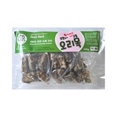 300g 국내생산 대용량 무방부제 퍼피 오리목뼈 간식대용량 오리육포 소육포 저칼로리간식