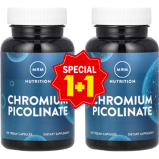 1+1 MRM 뉴트리션 프콜린산크로뮴 베지캡슐 100정 / 해외직구 미국정품, 100, 2개