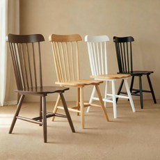 [리비니아] 톤 TON 원목 카페 인테리어 식탁의자 1+1 4colors, 내츄럴, 2개