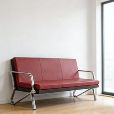 77ang 병원용쇼파 미용실 휴게실소파 대기실, 1개, 고급 천연 소재 3인승 시트 천연 소재