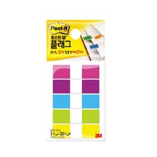 업위드 3M 포스트잇 플래그 필름 인덱스 5색 3M인덱스 다이어리인덱스 북스티커