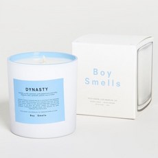 Boy Smells〈驕傲系列〉椰子蠟香氛蠟燭，ROSALITA玫瑰、PHILIA柑橘、DYNASTY木質香，多款香氛選擇，提升居家品味, 1個, DYNASTY 迷幻王朝｜藍