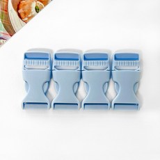 (대용량) 20mm 플라스틱 컬러 버클 가방 하네스부자재, 20개, 스카이