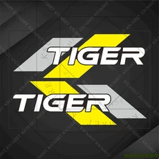트라이엄프 타이거 스티커 오토바이 800 1200 스포츠 660 900 탱크 데칼 엠블럼, 10 빨간색