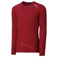 伊凱文戶外 WILDLAND 男彈性中空纖維恆溫機能保暖衣 紅色 保暖內衣 吸濕快乾 柔軟