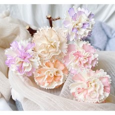 索拉花康乃馨 通草花束DIY材料, 1,升級4.5-5cm(小巧典雅), 1個