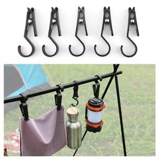 야영 도구 다용도 후크 클립 걸이 행어 스트링 타프 집게고리 jja*51316tp, 쿠팡 본상품선택, free