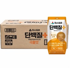 파스퇴르 단백질플러스 곡물맛, 195ml, 18개