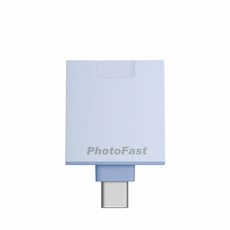 【Photofast】PD備份神器 充電自動備份 手機USB備份頭, 【二代Slim直插式備份頭】-藍色