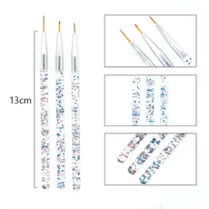 매니큐어 젤 브러쉬 용 네일 아트 15 개/대 아크릴 액체 파우더 조각, 1개
