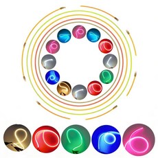 Led 소프트 Silament DC3V 110mm 에디슨 전구 LED 다이오드 유연한 필라멘트 DIY 크리스마스 장식 램프 조, 05 Ice Blue, 02 110mm