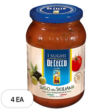 데체코 슈고 알라 시칠리아나 파스타 소스, 400g, 4개