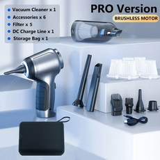 95000PA 무선 휴대용 청소 데스크탑 미니 자동차 청소기 키보드 진공 FORCAR, Updated 5HEPA Box, 6) Updated PRO5HEPA Box, 6.Updated PRO5HEPA Box