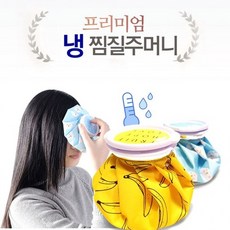 프리미엄 얼음주머니 찜질주머니 아이스팩 찜질팩, 패턴얼음주머니12인치 브라운땡땡이, 1개