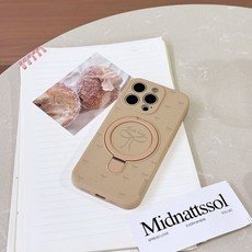 DFMEI 適用蘋果17ProMax液態蝴蝶結圖手機殼iPhone17磁吸支架精孔保護套